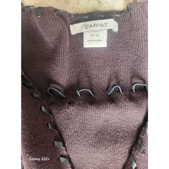 J45  Ariat Western sweater cardigan with fringe - Picture 13 of 14